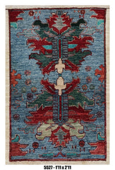 Handmade Afghan Rug — 2x3