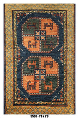 Handmade Afghan Rug — 2x3