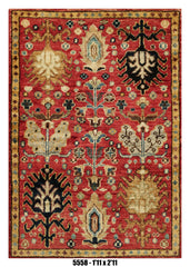 Handmade Afghan Rug — 3x4-5