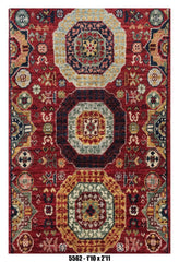 Handmade Afghan Rug — 3x4-5