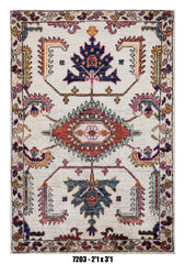 Handmade Afghan Rug — 3x4-5
