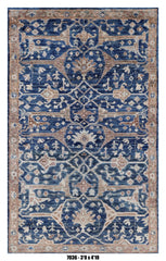 Handmade Afghan Rug — 3x4-5