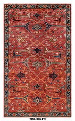 Handmade Afghan Rug — 3x4-5