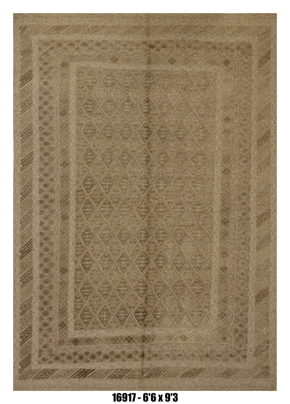 Handmade Afghan Rug — Killim 6x8-9