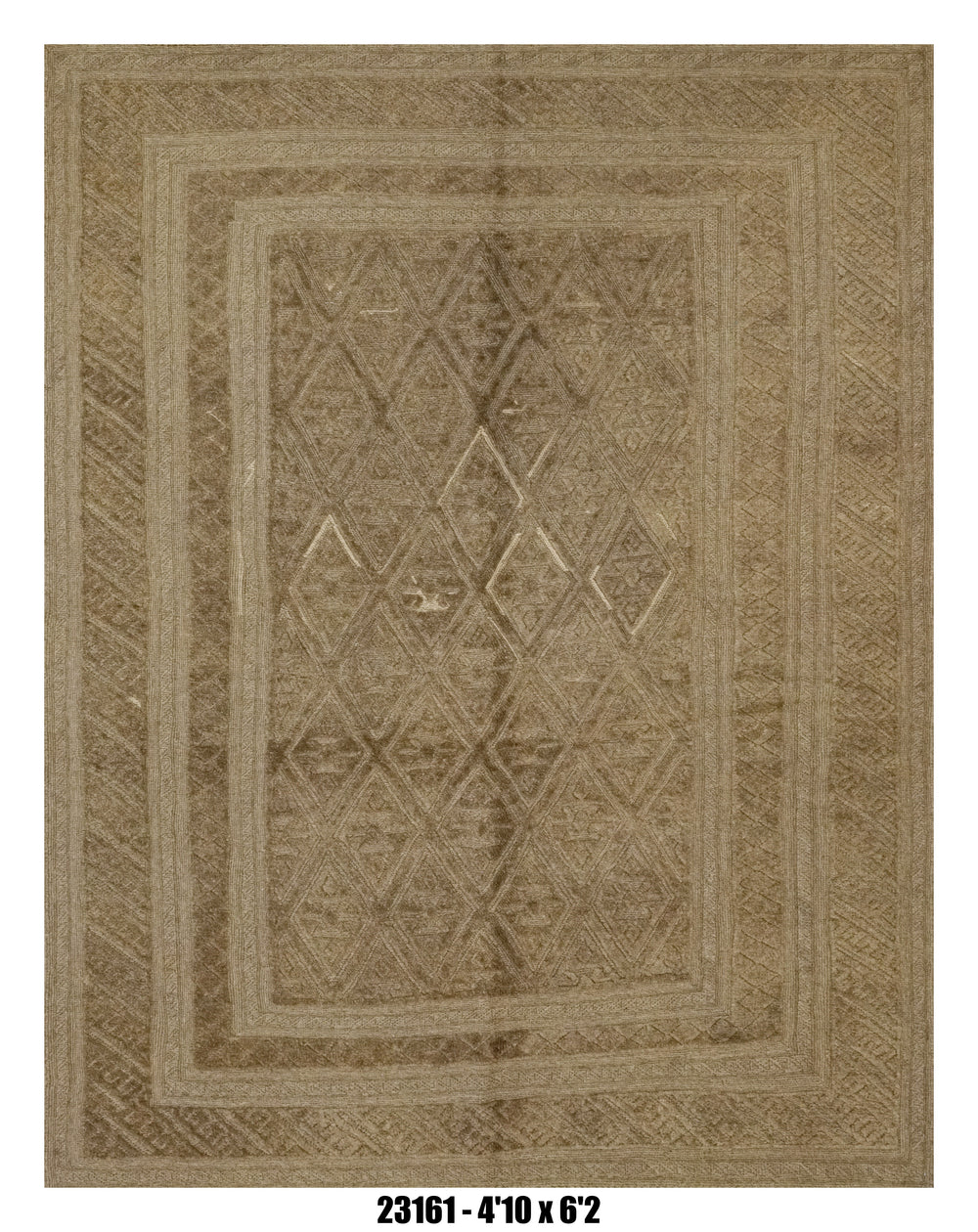 Handmade Afghan Rug — Killim 5x7-8