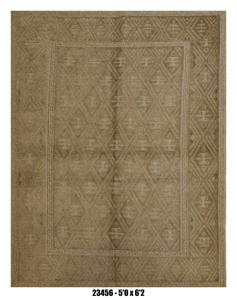 Handmade Afghan Rug — Killim 5x7-8