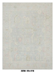 Handmade Afghan Rug — 9x12