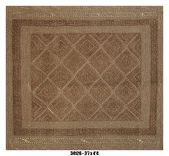 Handmade Afghan Rug — Killim Square - Round