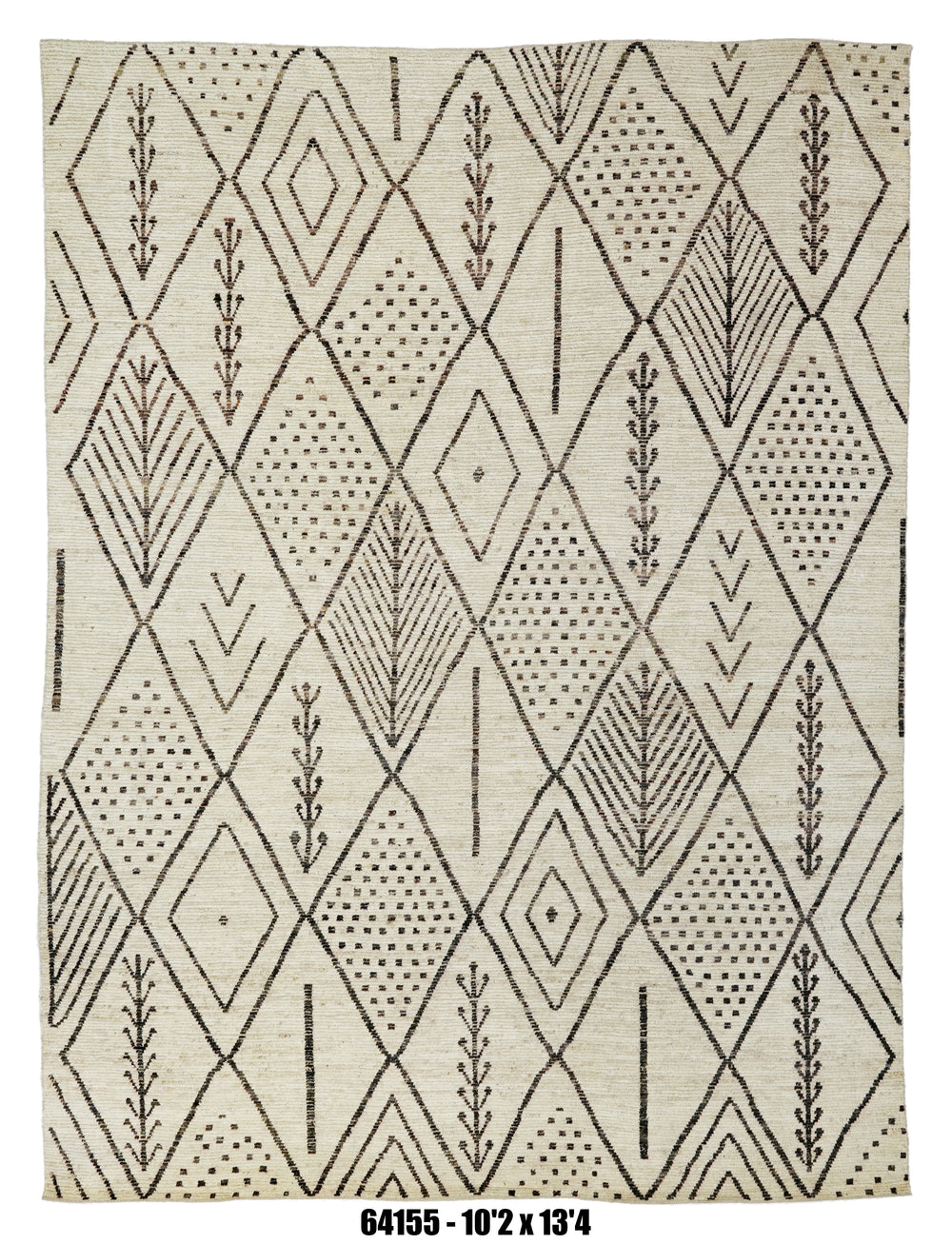 Handmade Afghan Rug — Moroccan 10x14
