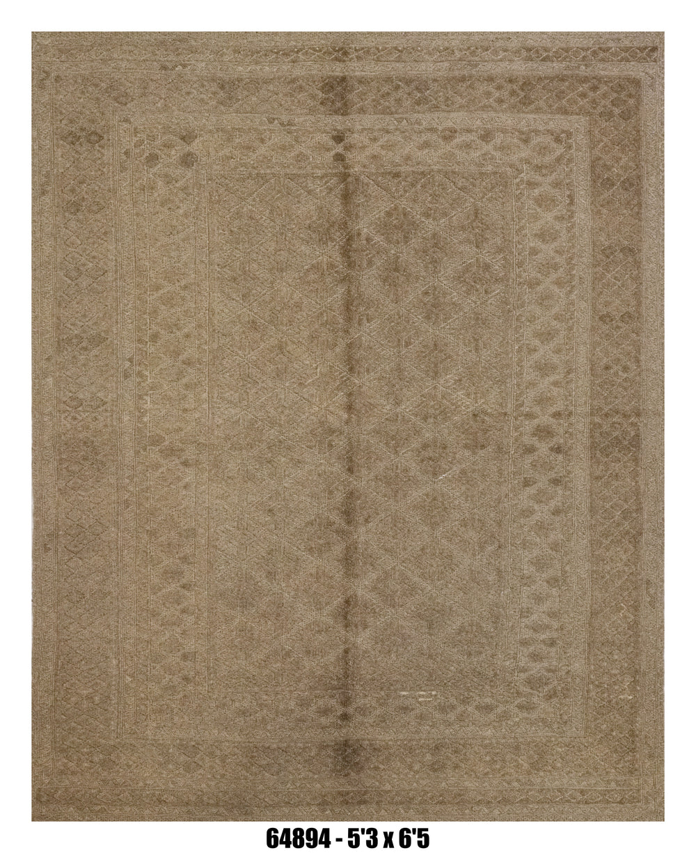 Handmade Afghan Rug — Killim 5x7-8