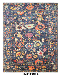 Handmade Afghan Rug — 9x12