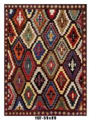 Handmade Afghan Rug — Moroccan 6x8-9