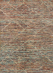 Handmade Afghan Rug — Moroccan 7x10