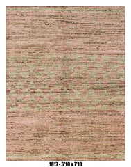 Handmade Afghan Rug — Moroccan 6x8-9