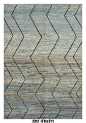 Handmade Afghan Rug — Moroccan 6x8-9