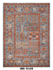 Handmade Afghan Rug — 4x6