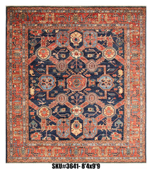 Handmade Afghan Rug — 8x10