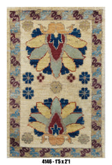 Handmade Afghan Rug — 1x2 — 1'5x2'1