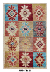 Handmade Afghan Rug — 1x2 — 1'5x2'1