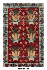 Handmade Afghan Rug — 1x2 — 1'4x2'0
