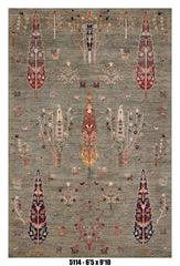 Handmade Afghan Rug — 7x10