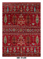 Handmade Afghan Rug — 4x6