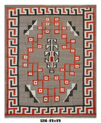 Handmade Afghan Rug — Killim 8x10