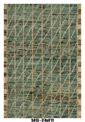 Handmade Afghan Rug — Moroccan 3x5