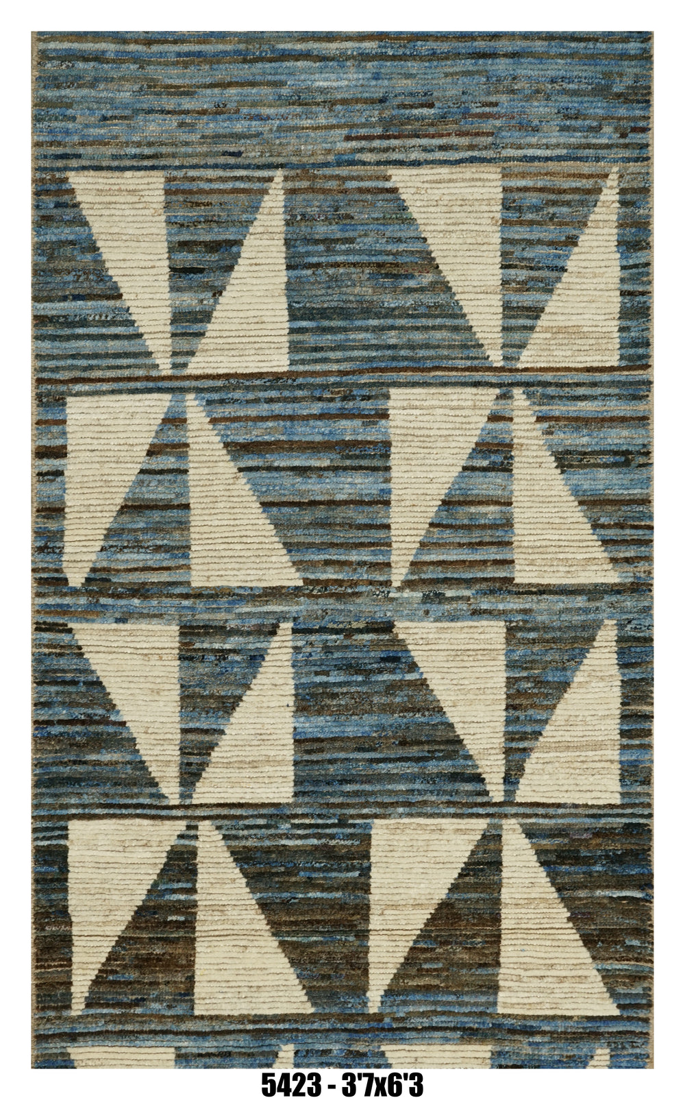 Handmade Afghan Rug — Moroccan 4x6
