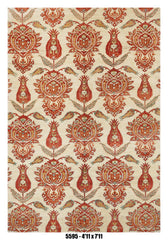 Handmade Afghan Rug — 5x7-8