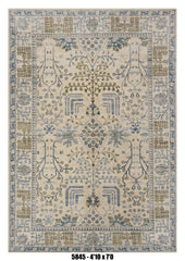 Handmade Afghan Rug — 5x7-8