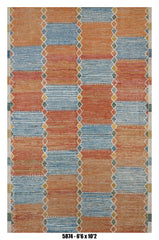 Handmade Afghan Rug — Moroccan 7x10