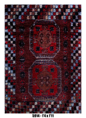 Handmade Afghan Rug — 1x2 — 1'4x1'11