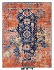 Handmade Afghan Rug — 9x12