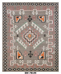 Handmade Afghan Rug — Killim 8x10