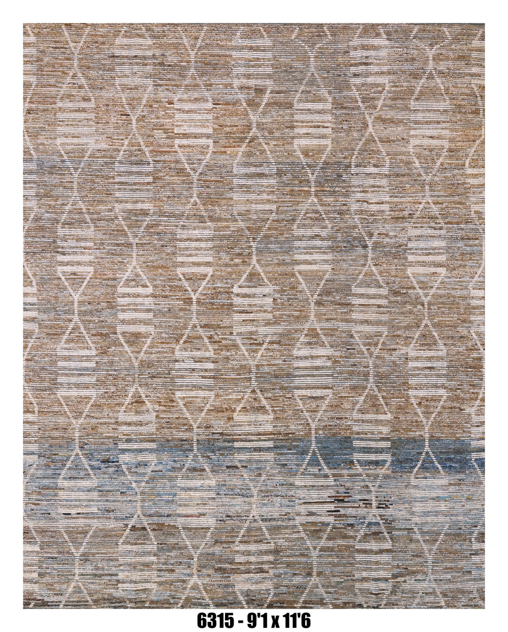 Handmade Afghan Rug — Moroccan 9x12