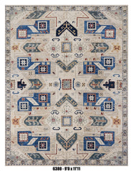 Handmade Afghan Rug — 9x12
