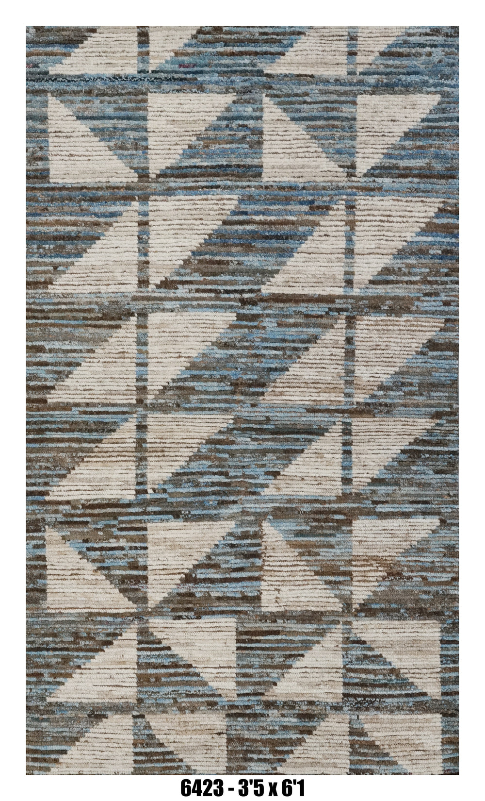 Handmade Afghan Rug — Moroccan 4x6