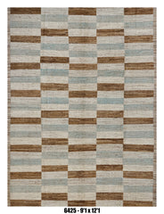 Handmade Afghan Rug — Moroccan 9x12