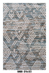 Handmade Afghan Rug — Moroccan 3x5