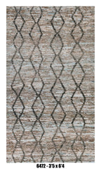 Handmade Afghan Rug — Moroccan 3x5