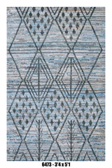 Handmade Afghan Rug — Moroccan 3x5