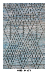 Handmade Afghan Rug — Moroccan 3x5