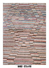 Handmade Afghan Rug — Moroccan 3x5