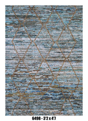 Handmade Afghan Rug — Moroccan 3x5