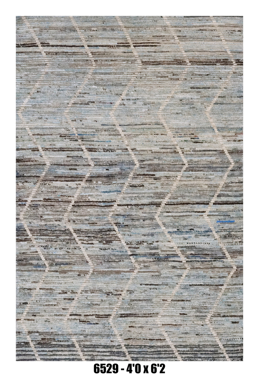 Handmade Afghan Rug — Moroccan 4x6