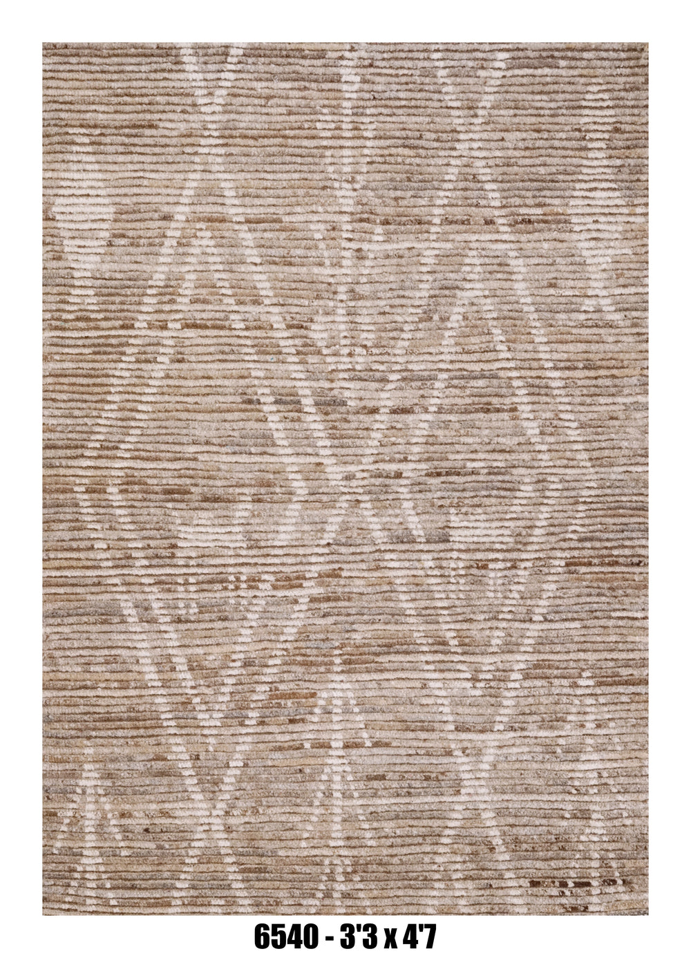 Handmade Afghan Rug — Moroccan 3x5