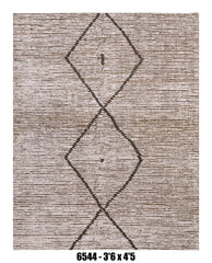 Handmade Afghan Rug — Moroccan 3x5