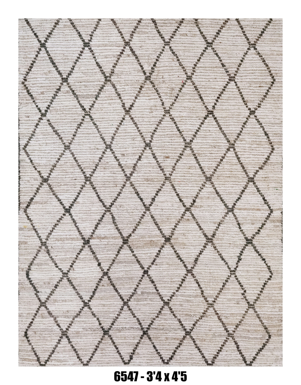 Handmade Afghan Rug — Moroccan 3x5