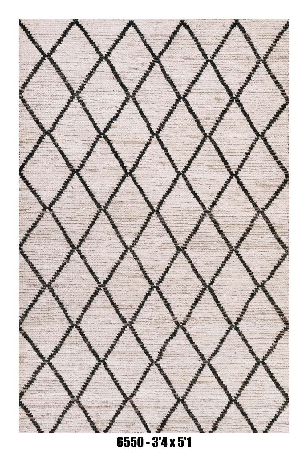 Handmade Afghan Rug — Moroccan 3x5